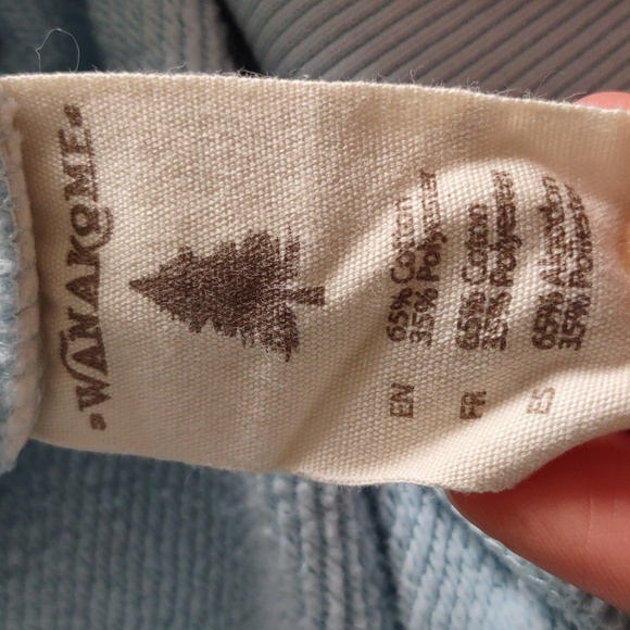 Wanakome Size Small Blue Asymmetrical Zip Jacket - Picture 11 of 16